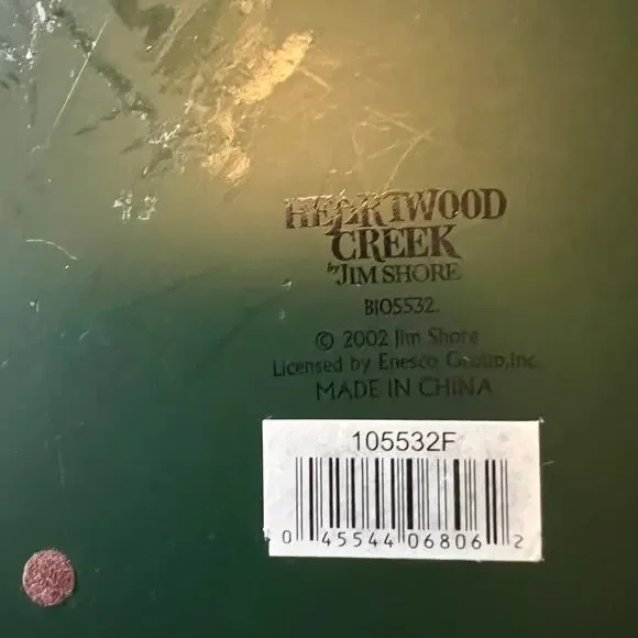 Jim Shore Heartwood Creek birdhouse Santa folk art figure B105532 Rare - Picture 6 of 7